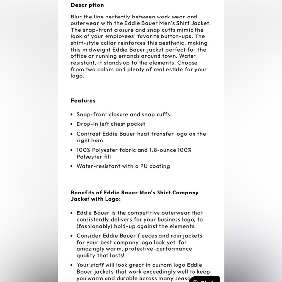 Eddie Bauer Charcoal Grey Heather Shirt Jacket - Picture 10 of 10